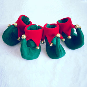 Dog shoes christmas